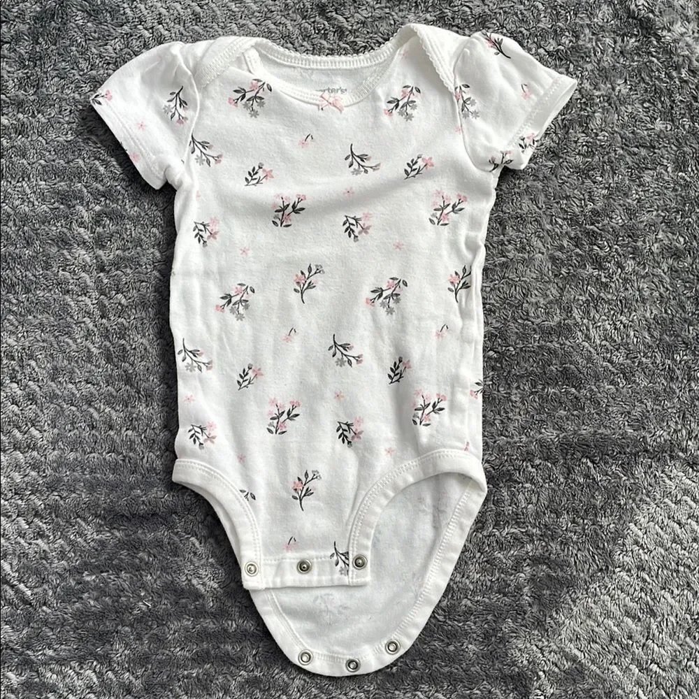 Carter's Gray and White Bodysuit Set for Babies